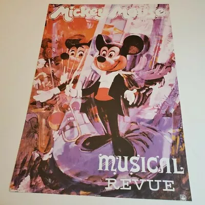 Mickey Mouse Musical Review Poster Authentic Disney 12x18 Walt Disney World WDW • $30