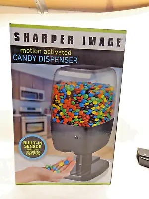 Sharper Image Motion Activated Candy.Snack Dispenser Touchless Black NIB • $29.95