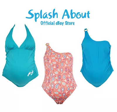 Splash About Maternity Swimming Costume/ Swimsuit Women's Swimwear 10 12 14 16  • $6.23