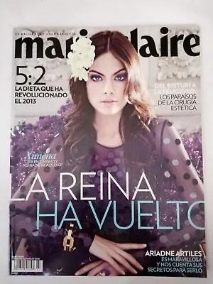 Ximena Navarrete Miss Universe Marie Claire Mexican Magazine Mexico Spanish 2013 • $24.99