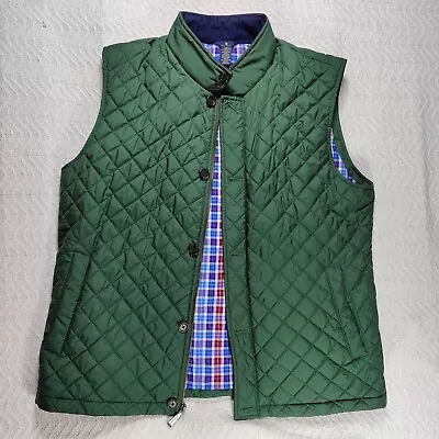 Brooks Brothers Men's Diamond Quilted Thermore Vest Green Size XL • $39