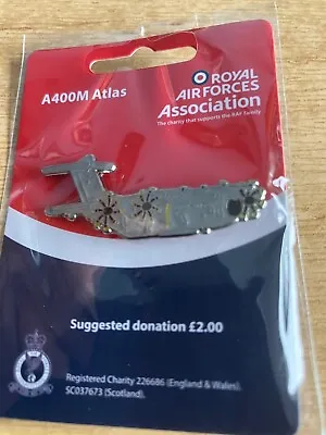 100 Years Of RAF/A400M ATLAS Badge/Pin-Brand New. • £2