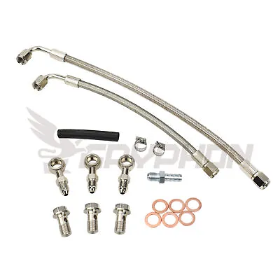 Braided Turbo Water Line Kit 04-05 Mazda Mazdaspeed Miata 1.8L IHI VJ35 RHF5 • $74.98