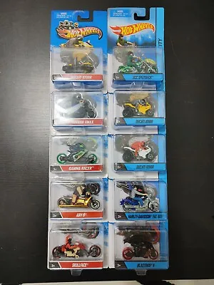 2013/2014 Hot Wheels Motorcycles Random Mixed-Lot U Pick! NIP! VHTF! SIB! • $39.99