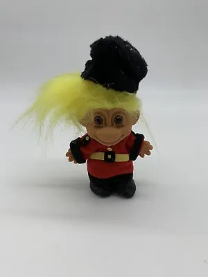 Vintage Russ Troll Yellow Hair Queens Guard Costume 1980s 1990s Retro • £15.20