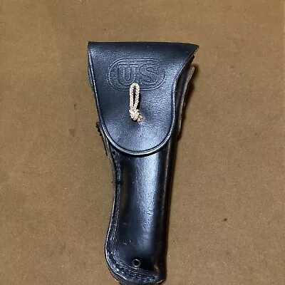 Vintage Bucheimer US Military Holster Black Leather Colt 45 7791466 • $35