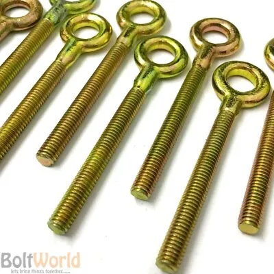 M6 M8 M10 M12 Forged Eyes Threaded Hanging Bolts - Catenary Wire Chemical Resin • £216.20