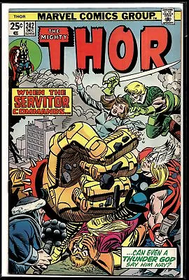 1975 Mighty Thor #242 1st Servitor Marvel Comic • $11.99