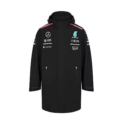 2024 Mercedes AMG F1 Men's Team Rain Black Jacket (S) • $222.10