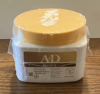 A+D Diaper Rash Ointment & Skin Protectant Original 16 Oz Brand New. Exp.09/2024 • $16.99