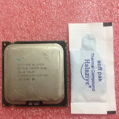 Intel Core 2 Quad Q9550 SLAWQ SLB8V 775 1333 MHz 2.83GHz 12 MB CPU Processor • $47.70