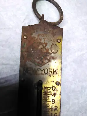 Vintage Hook Industrial Metal Hanging Scale NY • $16.35