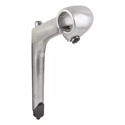 Pure Cycles City Quill Stem Clamp 25.4mm Length 80mm 25 Deg Silver Aluminum • $27.15