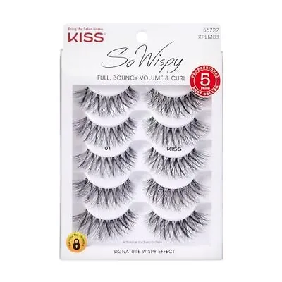 KISS Lashes | So Wispy False Eyelashes | Multipack #11 (Package May Basic • $12.26