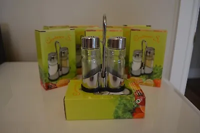 Unwanted Xmas Gifts-Condiment Set-Salt & Pepper Brand New **7 Boxes** Never Used • $70