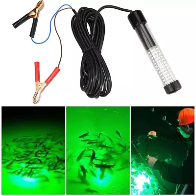 US 12V 180 LED Submersible Fishing Light Underwater Night Fishing Finder Lamp • $15.98