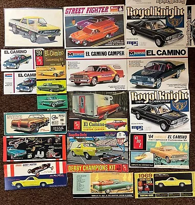 AMT MPC Monogram Model Box Art 64 Chevelle Elcamino Soap Box Derby Royal Knight • $2.25