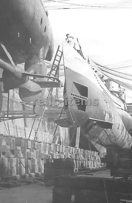 Ww2 Picture Photo German Submarine U Boat U-boat U-99 In Dry Dock 6636 • $5.90