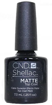 £9.95 • Buy CND Shellac MATTE Top Coat 7.3ml/0.25 Floz, UNBOXED
