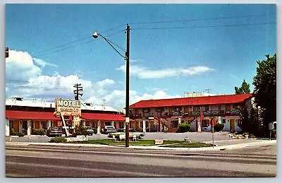 Denver Colorado~Bar X Motel~Cars In Parking Lot~Roadside~1950s Postcard • $13