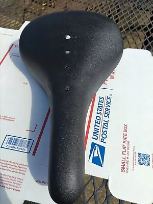 Old School BMX Seat Troxel Black Plastic USA 1980s Nos Nice! • $39