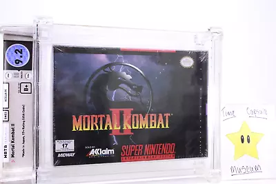 Mortal Kombat II 2 New Super Nintendo SNES Factory Sealed VGA WATA Grade 9.2 B+ • $1507.80