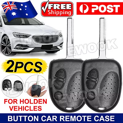 2x FOR Holden Commodore 3 Button Car Remote Case/ Shell Key VS VX VY VZ WH WK WL • $10.95