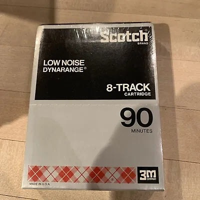 Scotch Low Noise 8-Track Cartridge - 90 Minute - Blank Sealed • $7.50