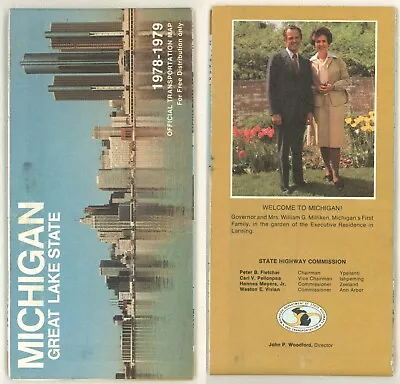 Vintage 1978-9 Michigan Official Road Map – Edition With “beatosu & Goblu” • $14.99