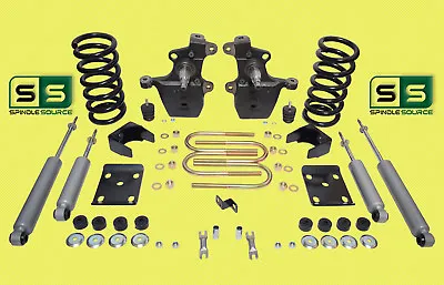 3  / 6  Drop Lowering Kit Coils Flip + SHOCKS FOR 1997 - 2003 Ford F-150 V8 2WD • $518.08