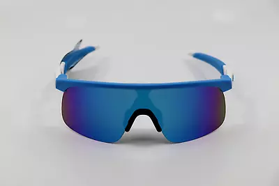 Oakley Youth Resistor Prizm Sapphire Lenses White Frame Sunglasses OJ9010-2523 • $99.95