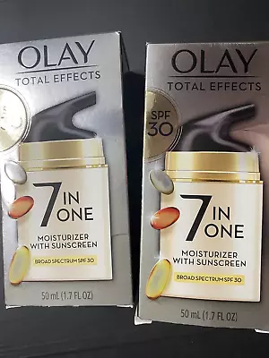 Olay Total Effects Face Mois.. With Sunscreen SPF 30 - 1.7 Oz 7/2023-11/23(1) • $11.81