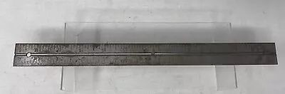 Vintage Stanley Metal Ruler Made In USA Silver With Rust & Damage • $7.95