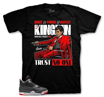 Shirt To Match Jordan 4 Bred Reimagined Shoes 4 -  Trust Issues Sneaker Tees • $23.99