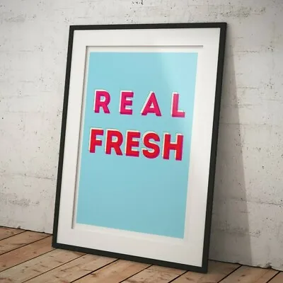 Real Fresh Minimalist Print Mid Century Modern Minimal Retro Poster A1 A2 A3  • $22.35