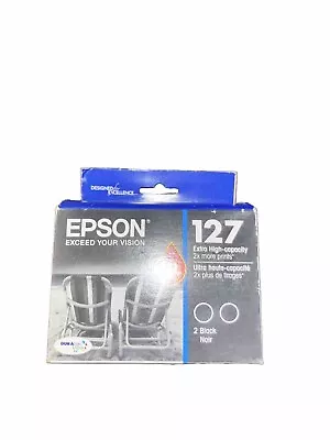 Epson 127 (T127120-D2) Black Ink Cartridge • $25