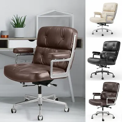 Racing Gaming Office Chair Ergonomic Leather Computer Chair Executive Seat UK • £339