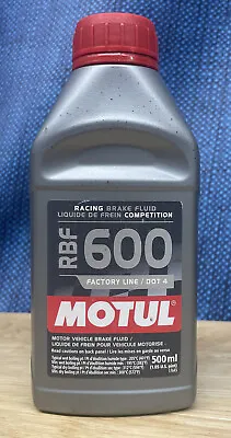 Motul RBF 600 FL - 0.5L AM - Fully Synthetic DOT 4 Racing Brake Fluid • $20.99