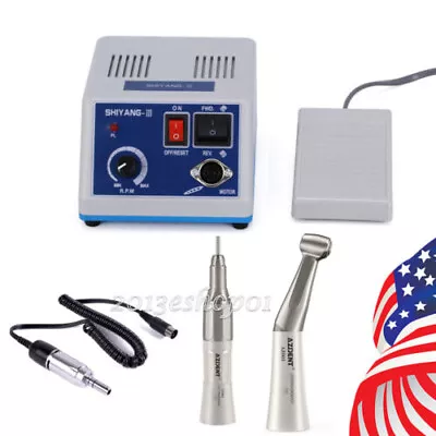 Dental Lab Marathon Electric Micromotor Contra Angle/Straight Handpiece Polisher • $26.67