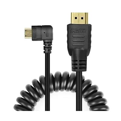 $15.99 • Buy UCEC Right-Angled Coiled Mini HDMI To HDMI Male Cable High Speed Support 3D 1...