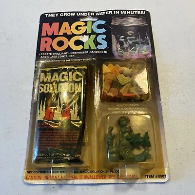 Vintage 1988 Magic Rocks Kit With Mermaid Unopened Packaging Intact But Rough • $10