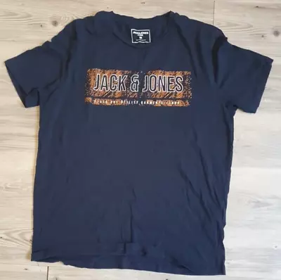 Jack & Jones - Blue - T-shirt - Size Xl - Free Uk Postage • £5