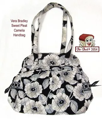 Vera Bradley Sweet Pleat Tote Camelia Shoulder Bag / Purse / Pocketbook (used) • $10.95