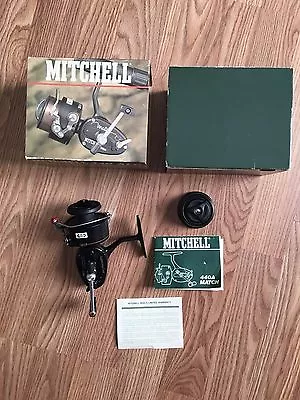 Vintage Mitchell 440a Lightining Cast Spinning Reel In Box With Papers    UNUSED • $350