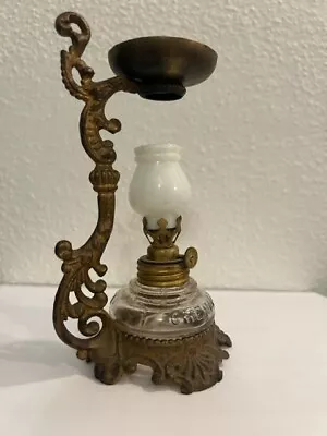 1888 Antique Vapo Cresolene Kerosene Miniature Vaporizer Oil Lamp ~ Made In USA • $50