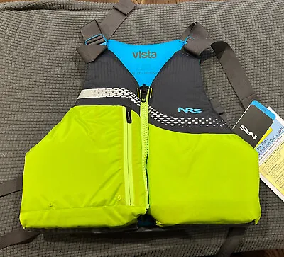 $69.99 • Buy NRS Vista PFD Life Jacket, Kayak Life Vest, Size L/XL Color Green, NWT USCGA