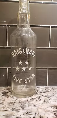 Vintage Haig And Haig Five Star Whiskey Bottle • $15