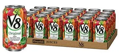 $15.99 • Buy V8 Juice, Original 100% Vegetable Juice, Plant-Based Drink, 11.5 Ounce Can 24-Ct