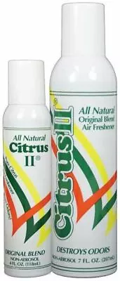 Citrus II Air Freshener Lemon Scent 7 Oz Liquid Non-Aerosol Spray 1 Count • $21.13