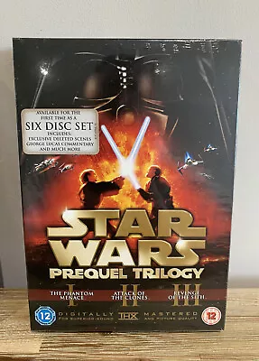 £9.99 • Buy Star Wars Prequel Trilogy DVD Boxset Episodes (I -III) NEW AND SEALED